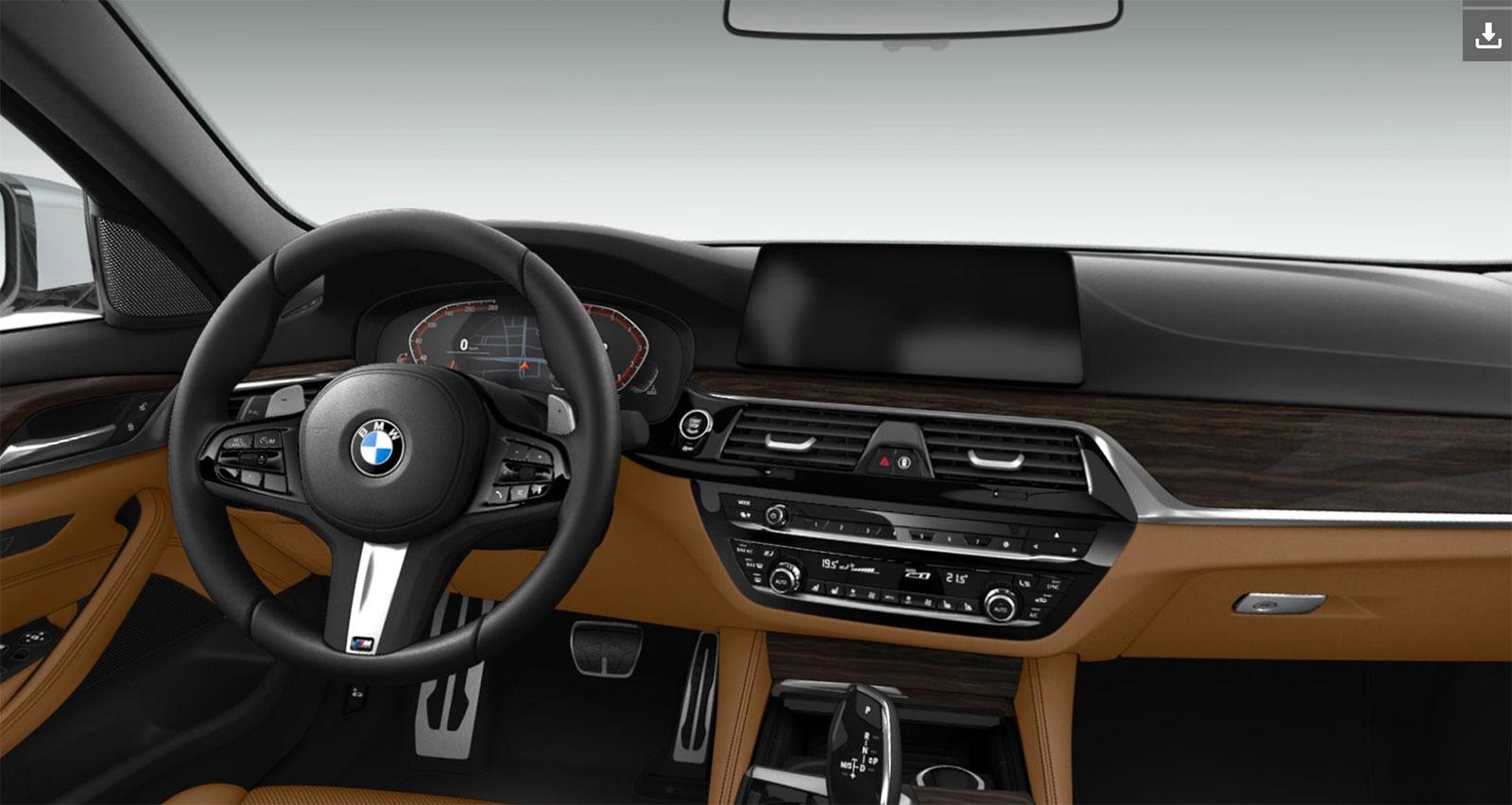 BMW 5 Series Live Cockpit Professional 830x442